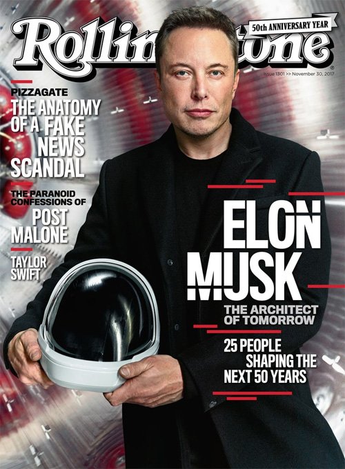 The Architect Of Tomorrow: Elon Musk by Neil Strauss in Rolling Stone
