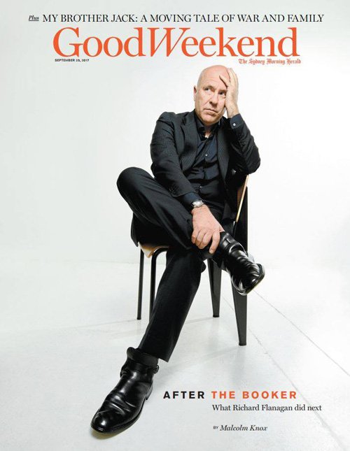 'After The Booker: Richard Flanagan' by Malcolm Knox in Good Weekend