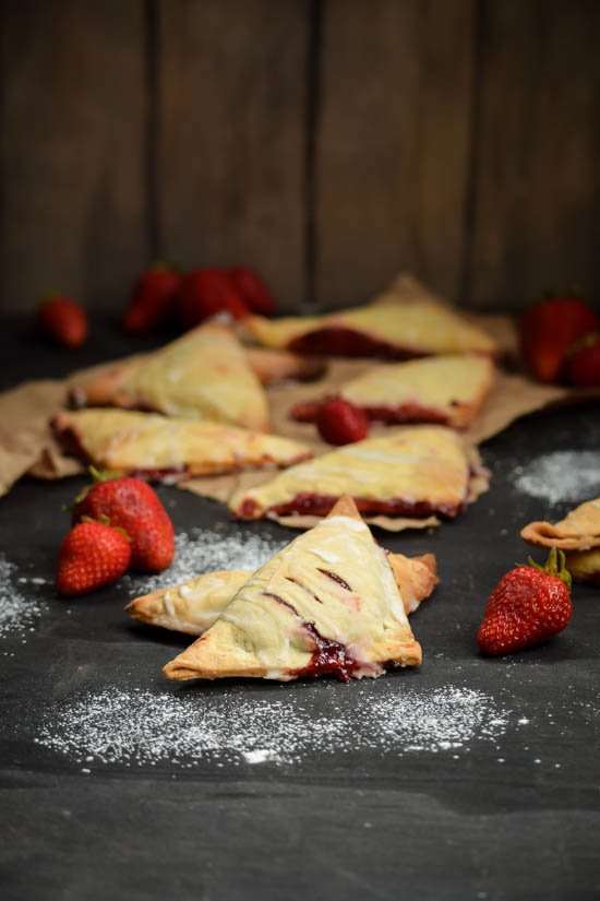 Simple Fresh Strawberry Turnovers (12)