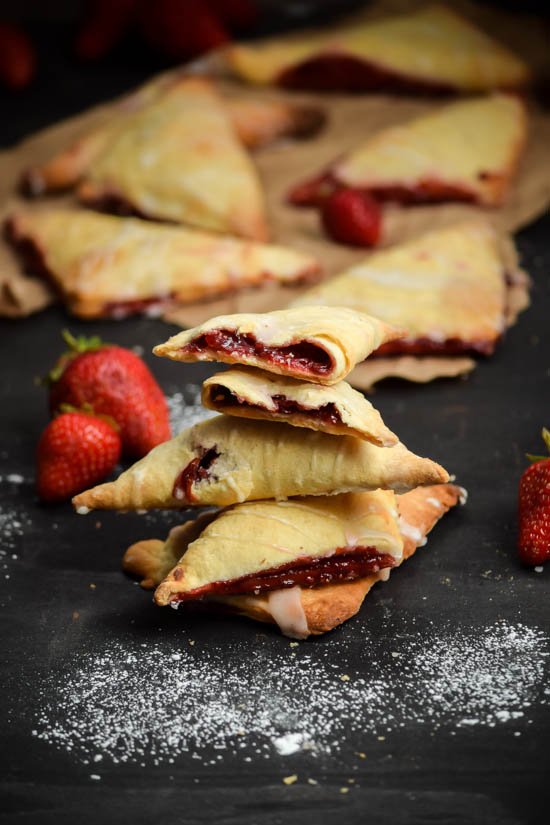 Simple Fresh Strawberry Turnovers (13)