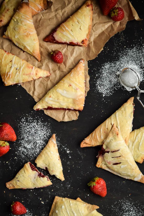 Simple Fresh Strawberry Turnovers (14)