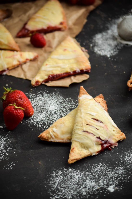 Simple Fresh Strawberry Turnovers (7)