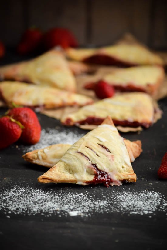 Simple Fresh Strawberry Turnovers (9)