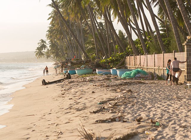 At the Beach in Hàm Tiến