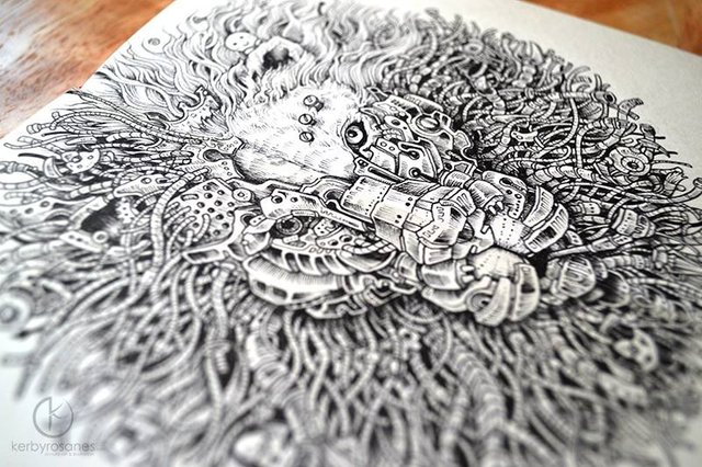 Detailed Moleskine Doodles Illustrations and Drawings