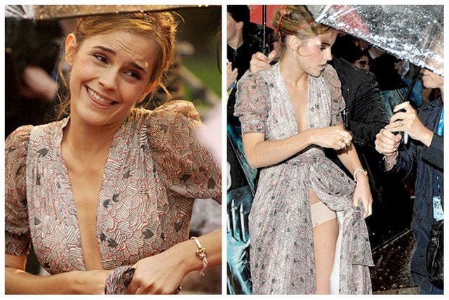 Celebs Oops Moment - Emma Watson's nip slip at the premiere of Perks of  Being a Wallflower