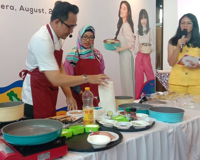 3 cara praktis penggunaan Neoflam 3 in 1 Korea cookware