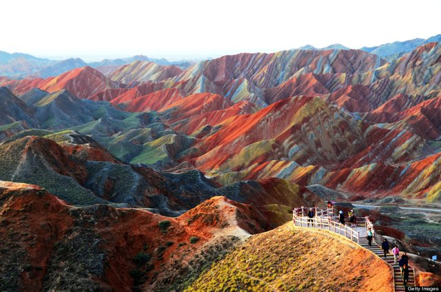 rainbow mountains