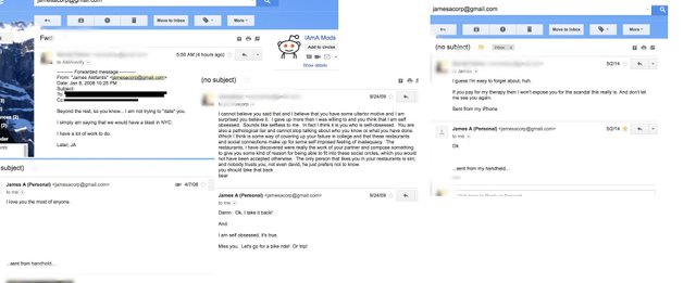 James Alefantis e-mails accuser