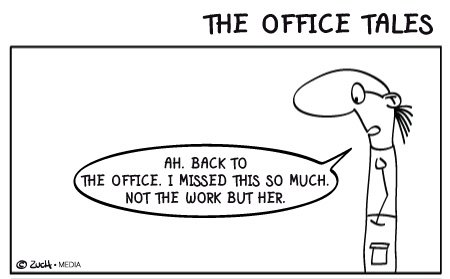 Office Romance - Comic Strip & Big Thank You To All of My Readers! — Steemit