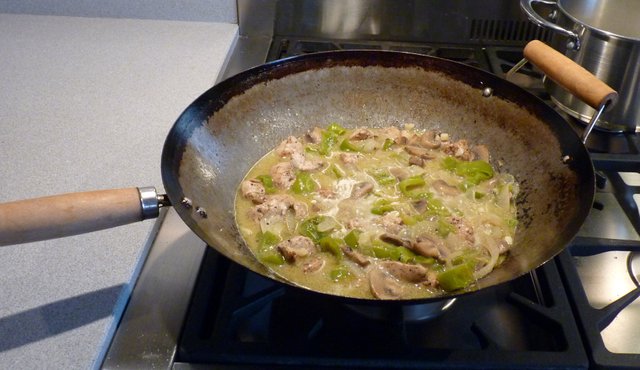 stroganoff everything in wok