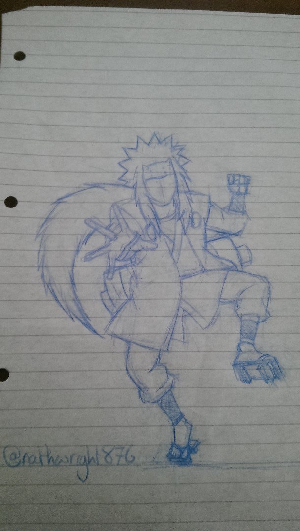 Anime Character Drawing 004 Jiraiya Sensei The Toad Sage Steemit This is a step by step tutorial on how to draw jiraiya from the anime naruto. anime character drawing 004 jiraiya