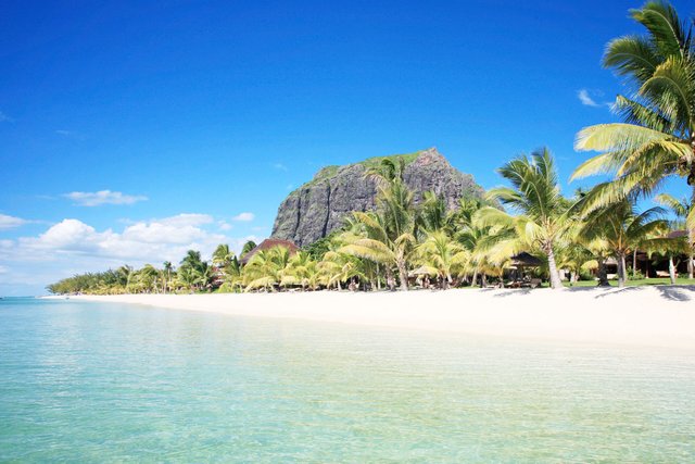 Image of beach in Mauritius