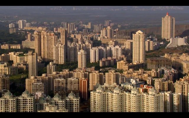 Mumbai Skyline, the Hiranandani Gardens Township in Powai, Mumbai, India