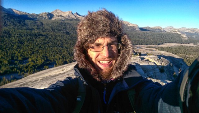 Picture of me on Lembert Dome in Yosemite