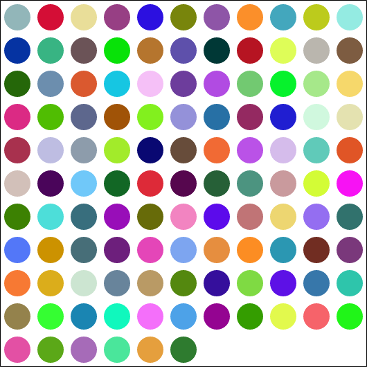 116 dots