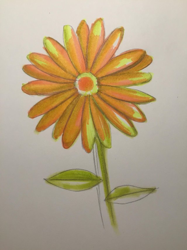 How To Draw & Color A Flower — Steemit