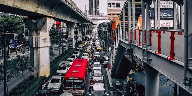 Image of a traffic jam