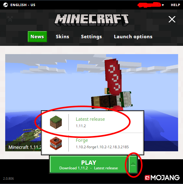 Minecraft version 1.11.2