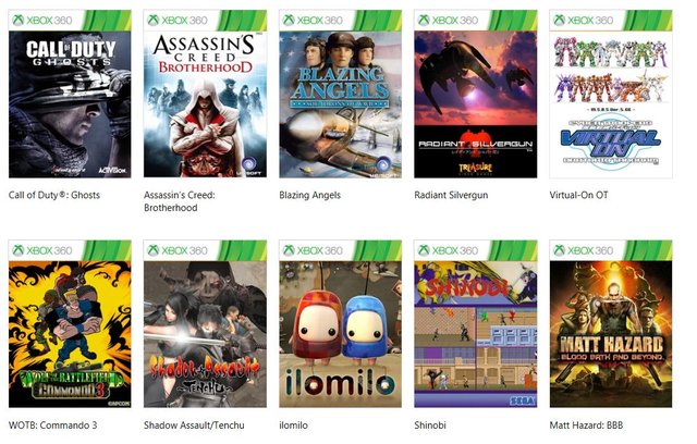 Xbox backwards compatibility list, with all Xbox 360 games and