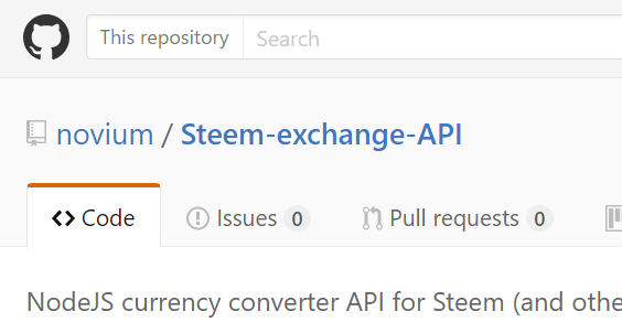 Steem API image from GitHub