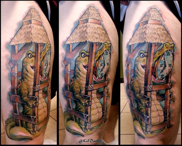 Tattoo Collection: Crocodile Tower From Hook a.k.a Peter Pan