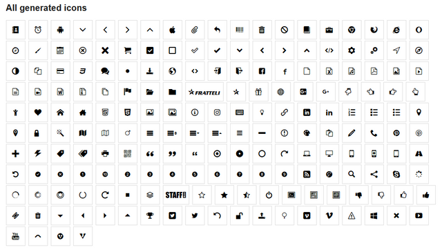 Styleguide icons