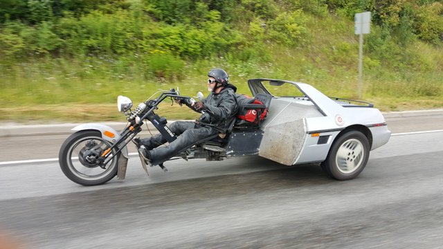 Pontiac Fiero Trike Motorcycle!