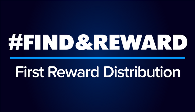 Find&Reward - First Distribution