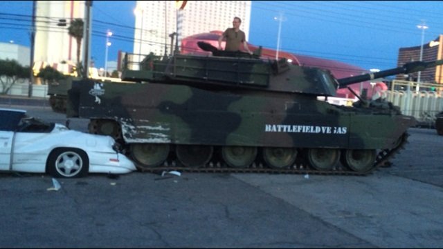 Bo Gulledge Crushes Car with Tank