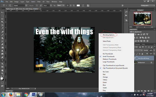 The Most Commonly Used Meme Font And A Tutorial How To Create A Meme With  Photoshop – Diary of Dennis