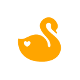 Orange Swan By Lemark