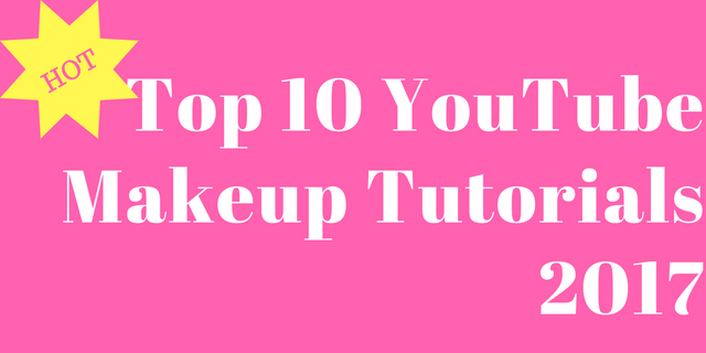 Top 10 Makeup Tutorials Header Image
