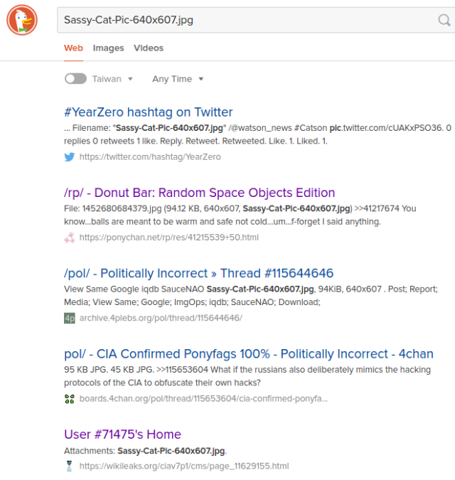 DuckDuckGo results