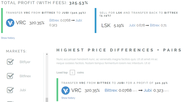 cryptocurrency arbitrage calculators