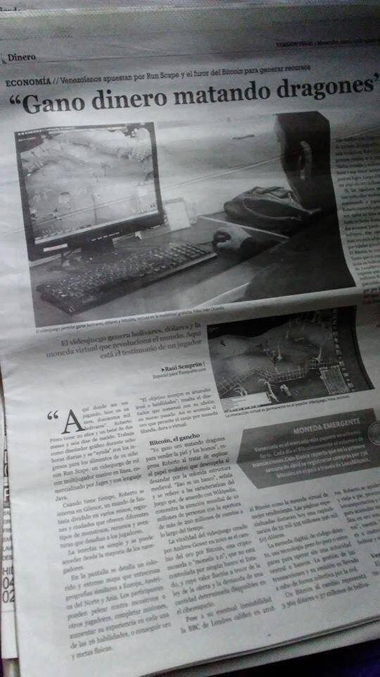 The Venezuelans playing Old School RuneScape to earn money to escape their country.
