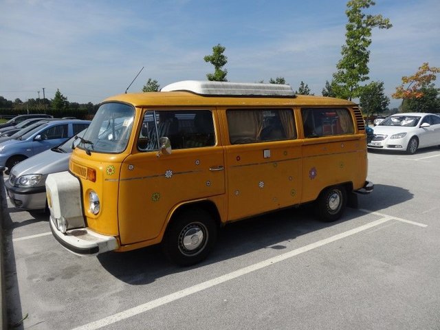 Orange Love Van