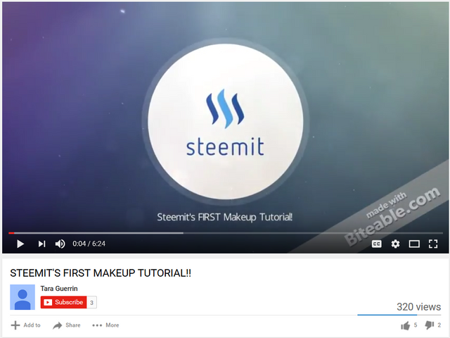 First MakeUp Tutorial on SteemIt