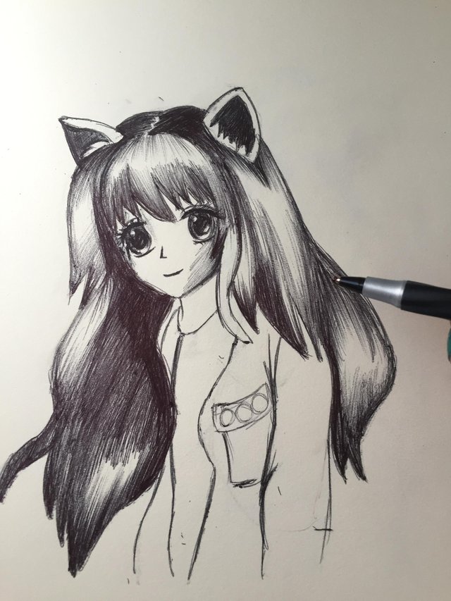imgur.com  Anime girl drawings, Cute drawings, Anime wolf girl