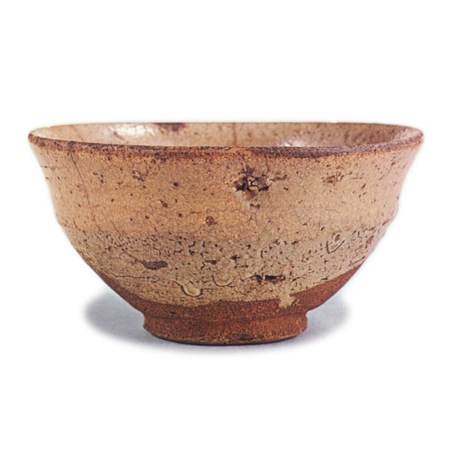 Karatsu teabowl Kakinoheta