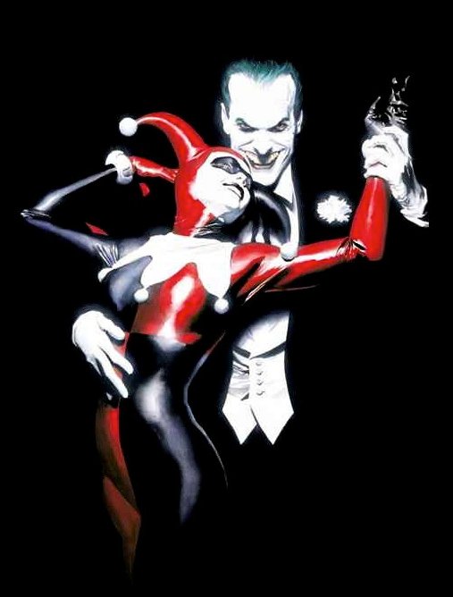 Harley and the Joker by Alex Ross