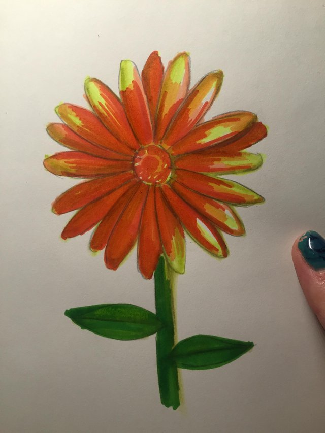 How To Draw Color A Flower Steemit