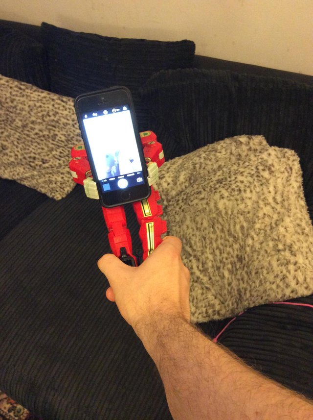 Red Selfie Zord Go!