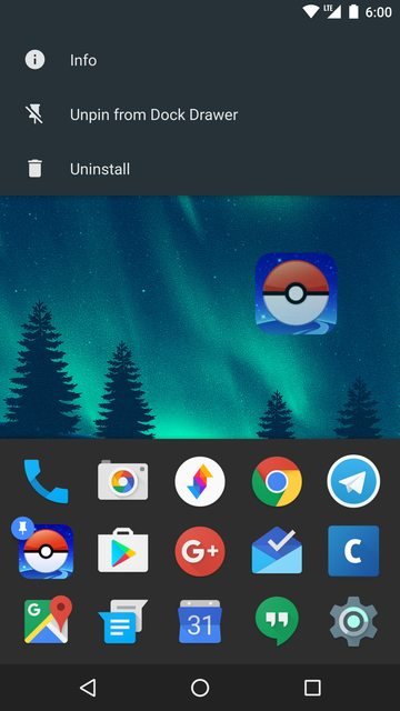 ASAP Launcher - Pin to Dock Drawer