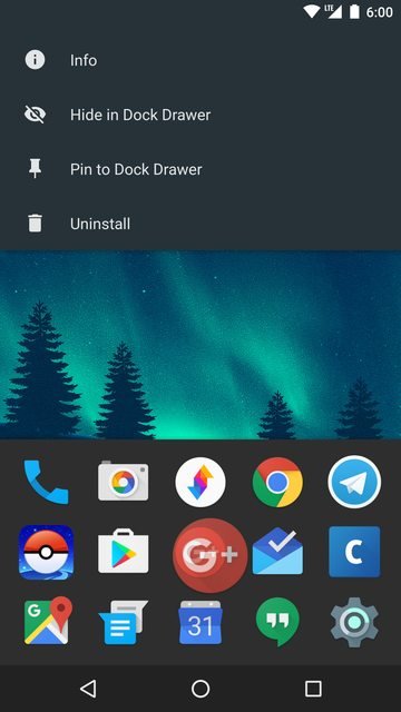 ASAP Launcher - Dock Drawer Options