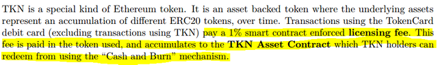 Fee structure