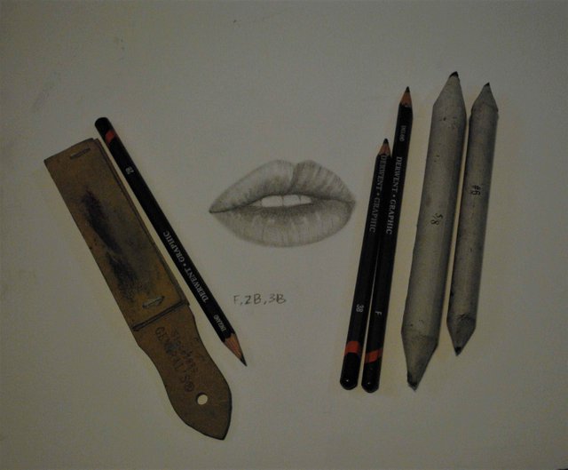 Realistic black pencils with eraser. Realistic sharpened woo