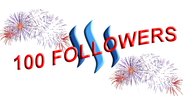 Image result for 100 followers on steemit