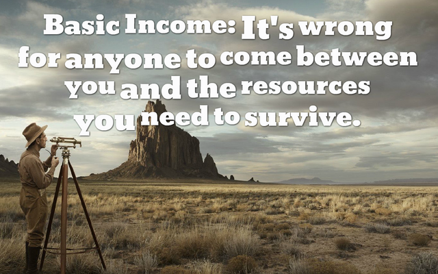 basic income as access to resources