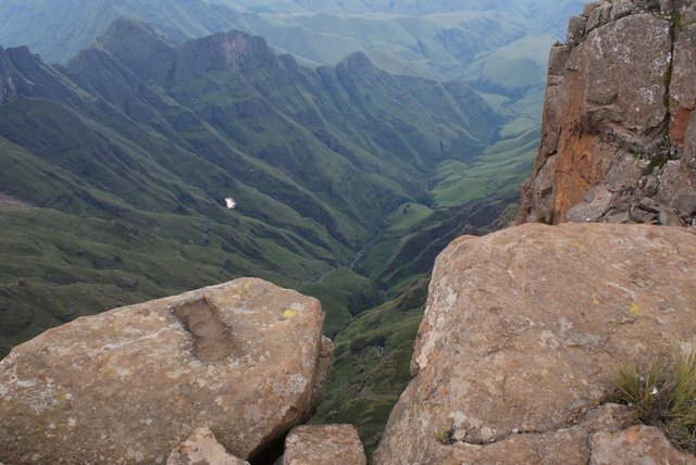 view down